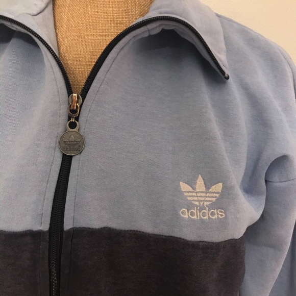 Vintage Adidas Asymmetric Racing Stripe Collar Zip-up Sweatshirt Lounge Jacket - Picture 3 of 9